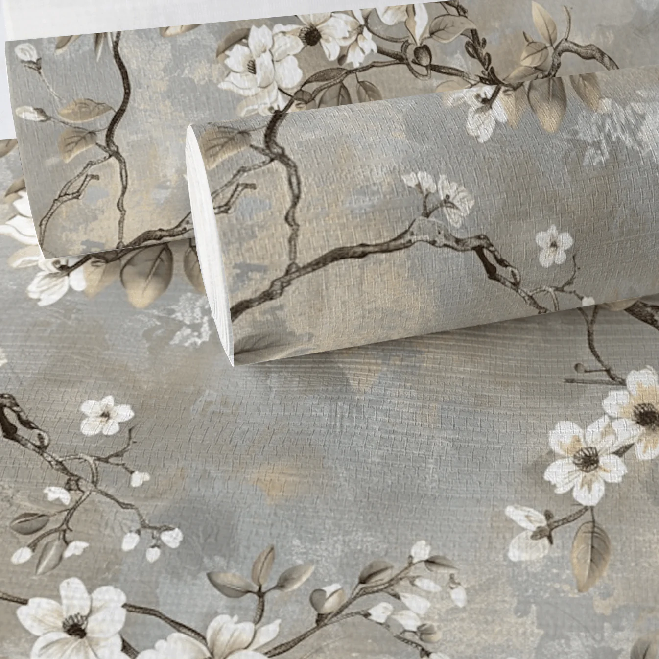 Ada Faux Grasscloth Wallpaper - Image 4