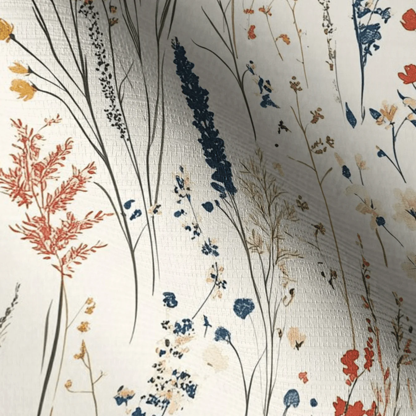 Alma Faux Grasscloth Wallpaper - Image 3