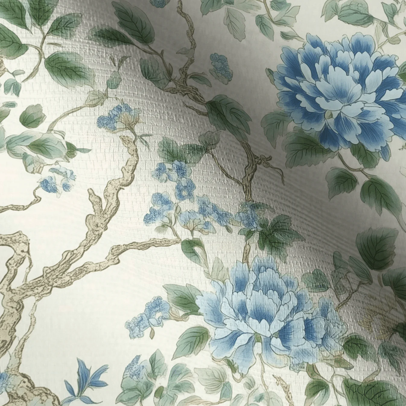 Bellagio Faux Grasscloth Wallpaper - Image 3