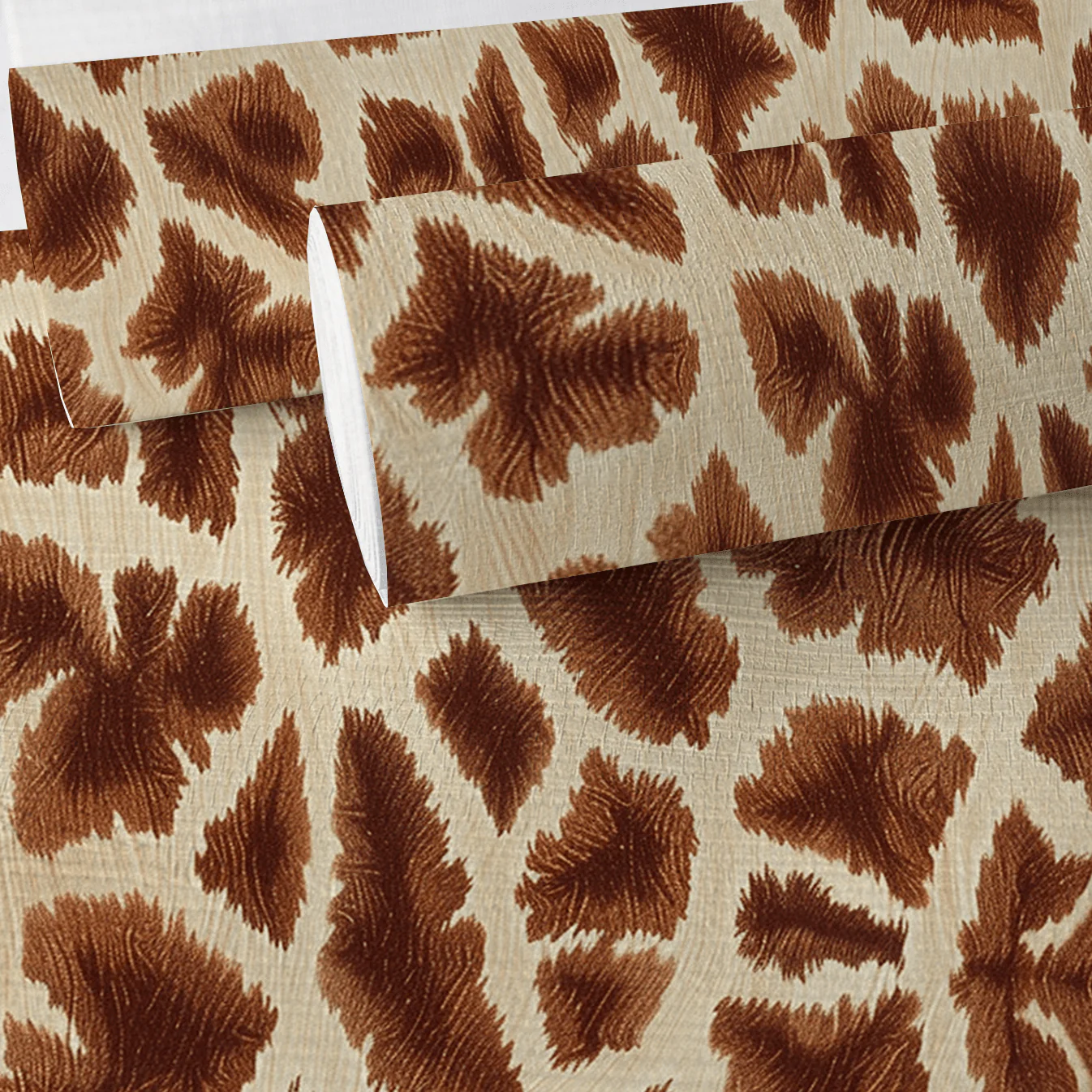 Bishop Giraffe Faux Grasscloth Wallpaper - Image 4