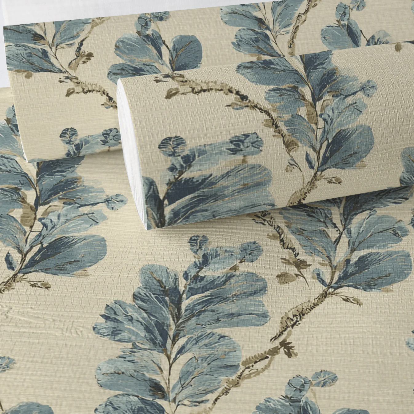 Bloomfield Faux Grasscloth Wallpaper - Image 4