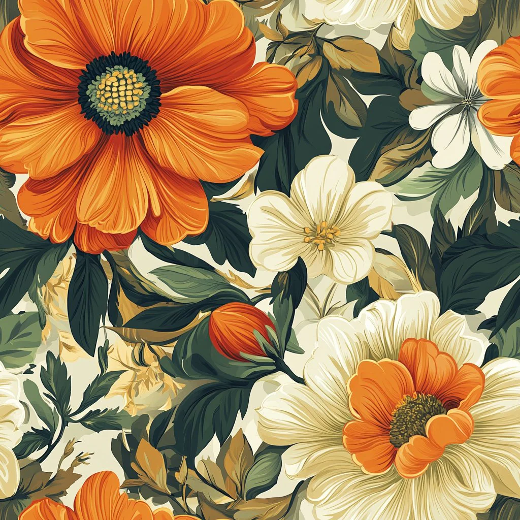 Bohemian Bloom Wallpaper
