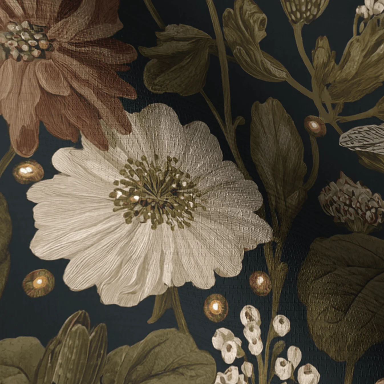 Botanist’s Garden Faux Grasscloth Wallpaper - Image 3