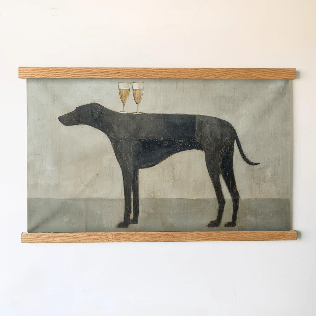 Bubbles on the Black Lab - Tapestry - Image 7