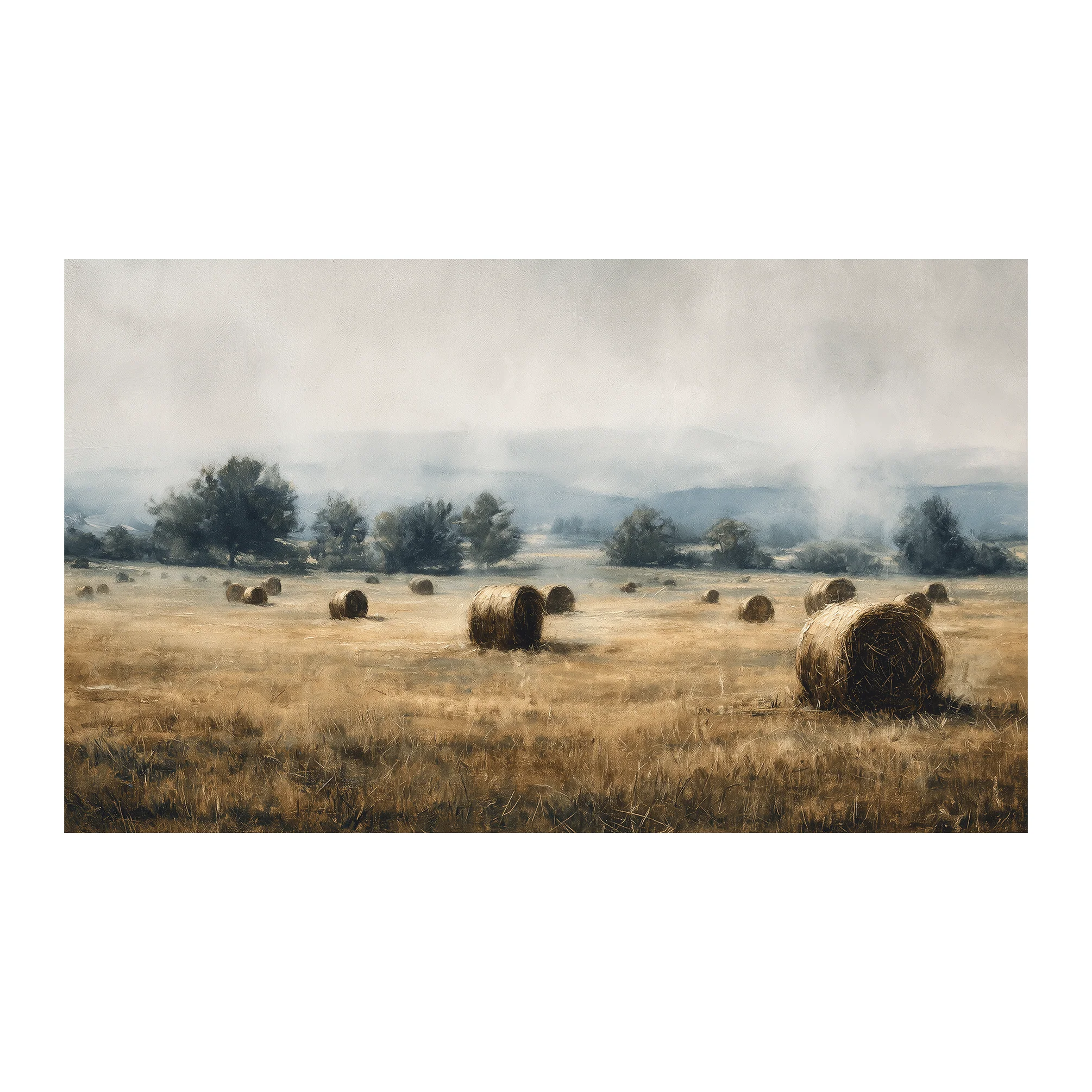 Chasing Hay Bales - Tapestry - Image 3