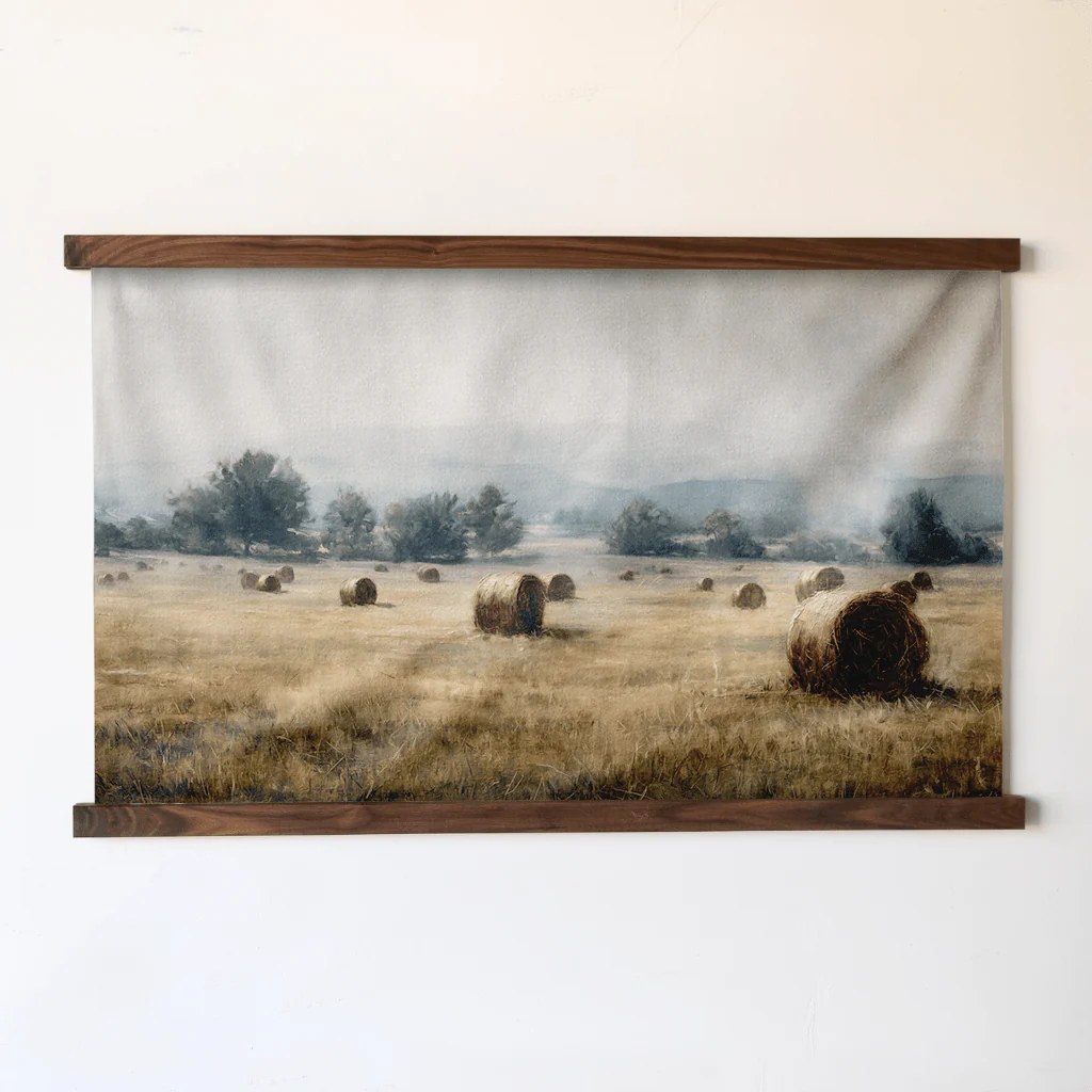 Chasing Hay Bales - Tapestry - Image 6