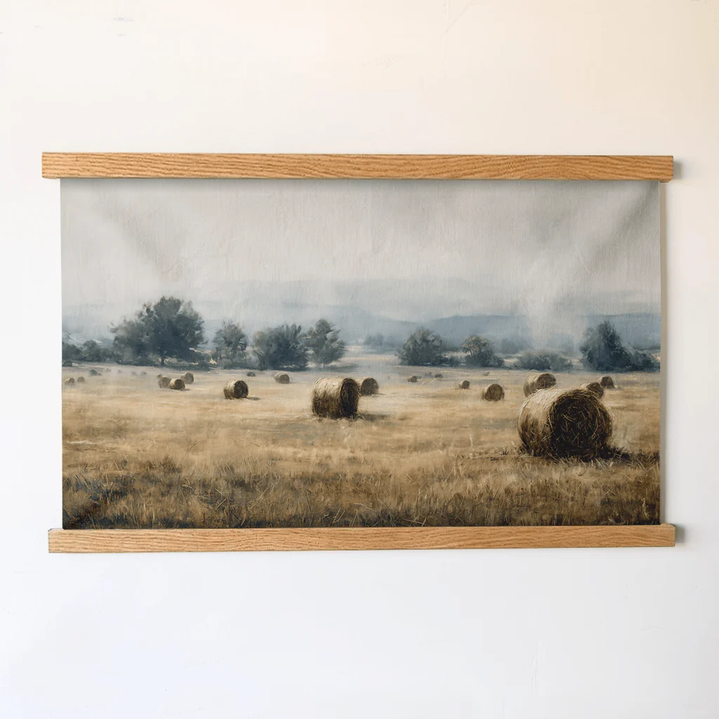 Chasing Hay Bales - Tapestry - Image 7