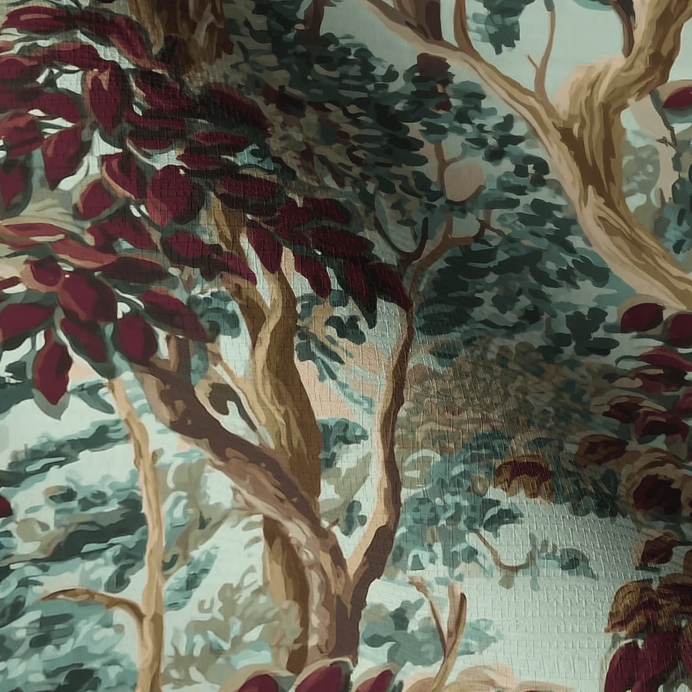 Claudia Faux Grasscloth Wallpaper - Image 3