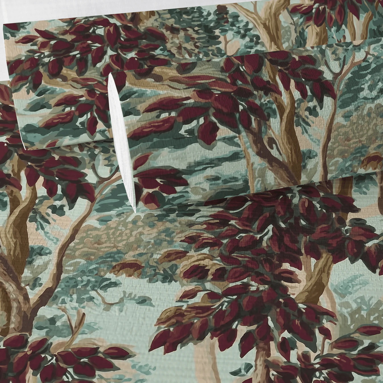 Claudia Faux Grasscloth Wallpaper - Image 4