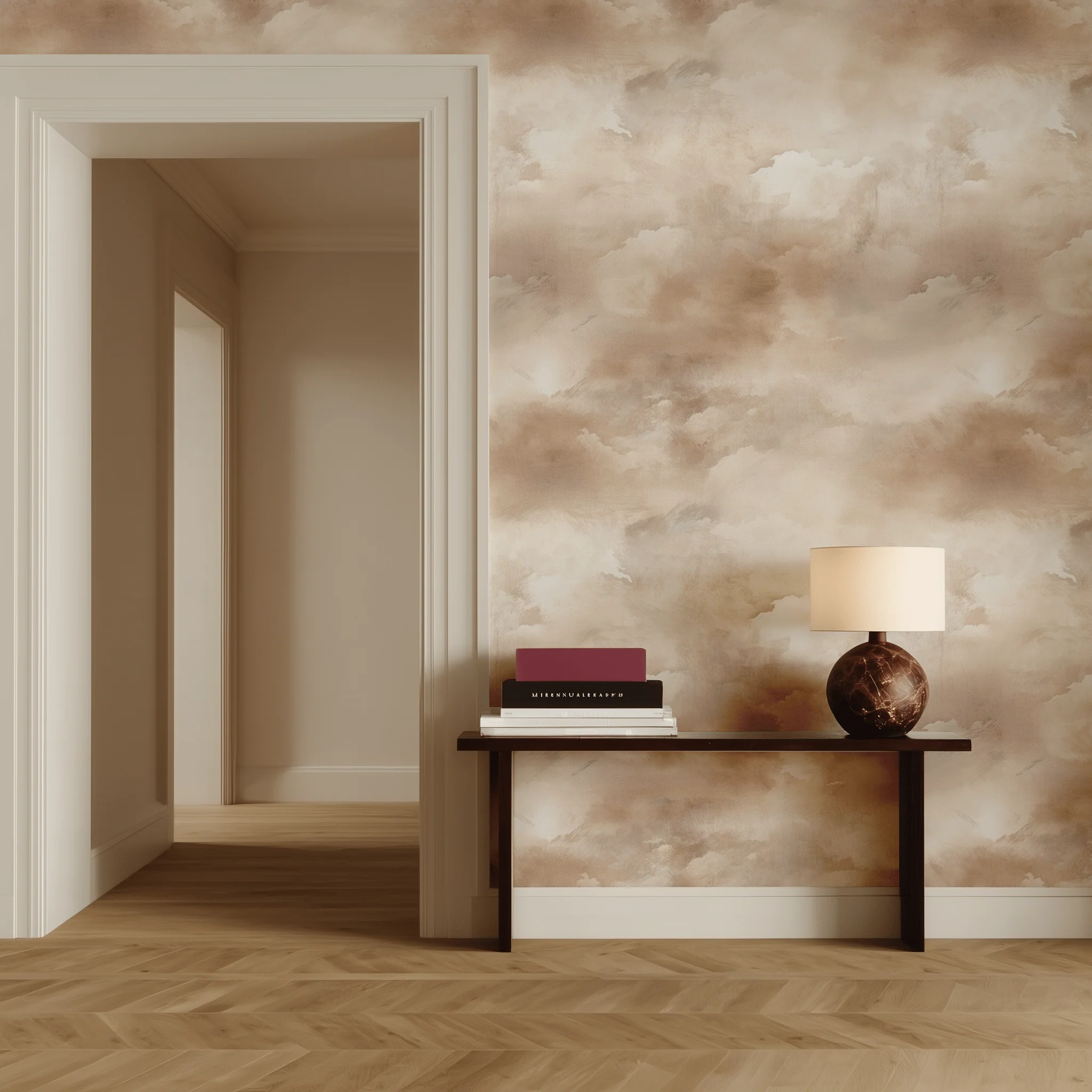 Dusky Taupe Wallpaper - Image 2