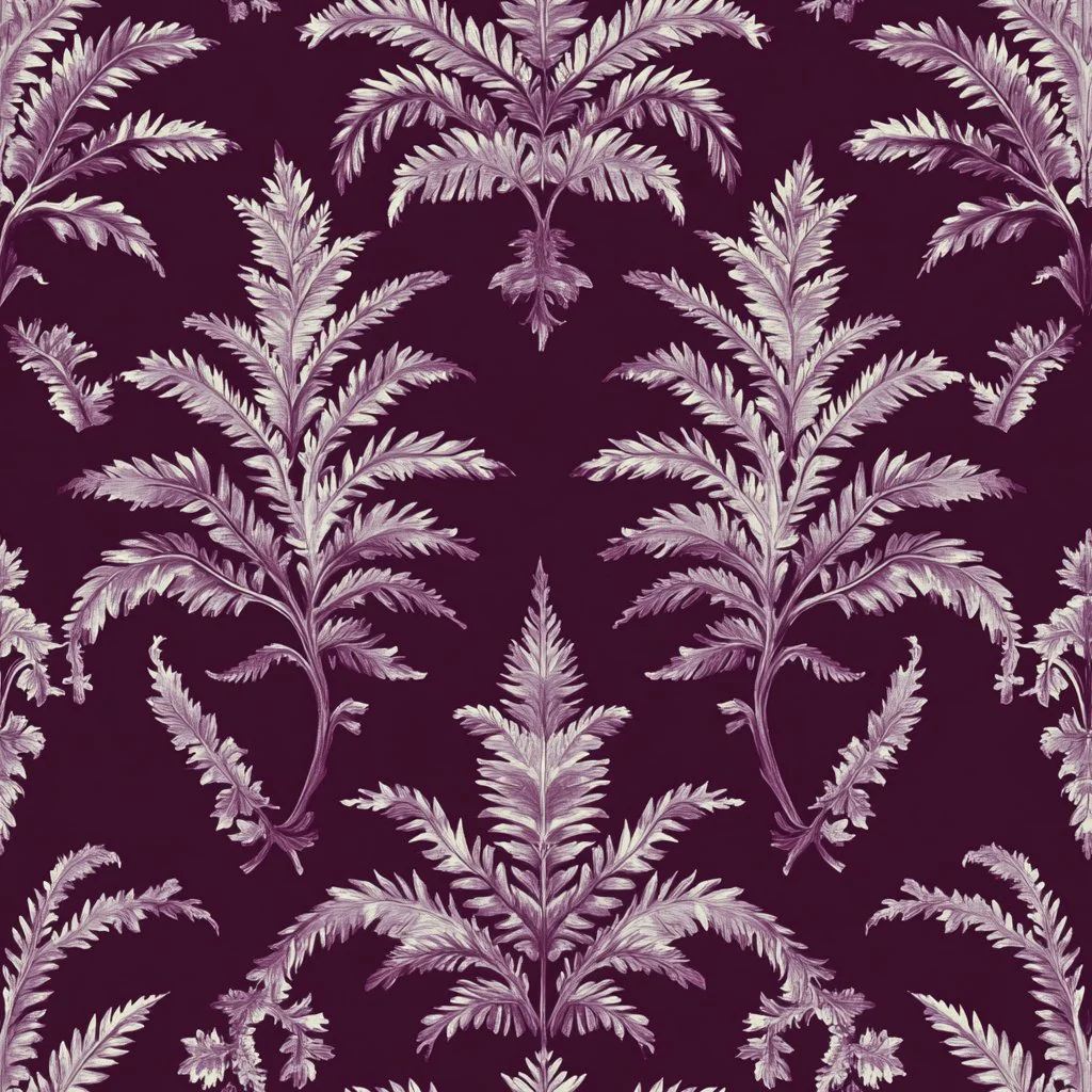 Gilded Ferns Wallpaper