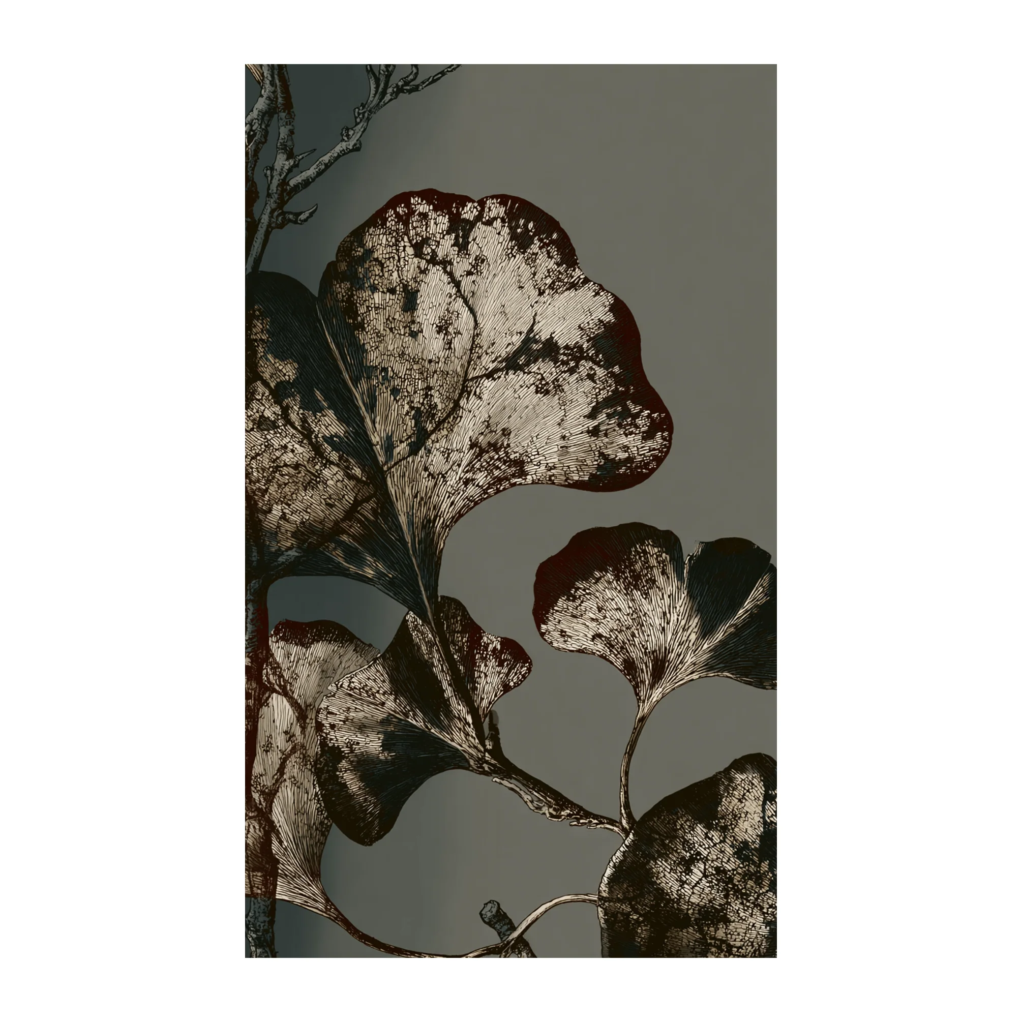 Gilded Ginkgo - Tapestry - Image 3