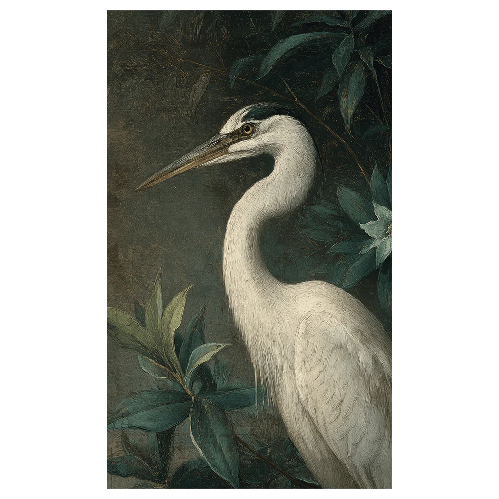 Heron in the Shadows - Tapestry - Image 3