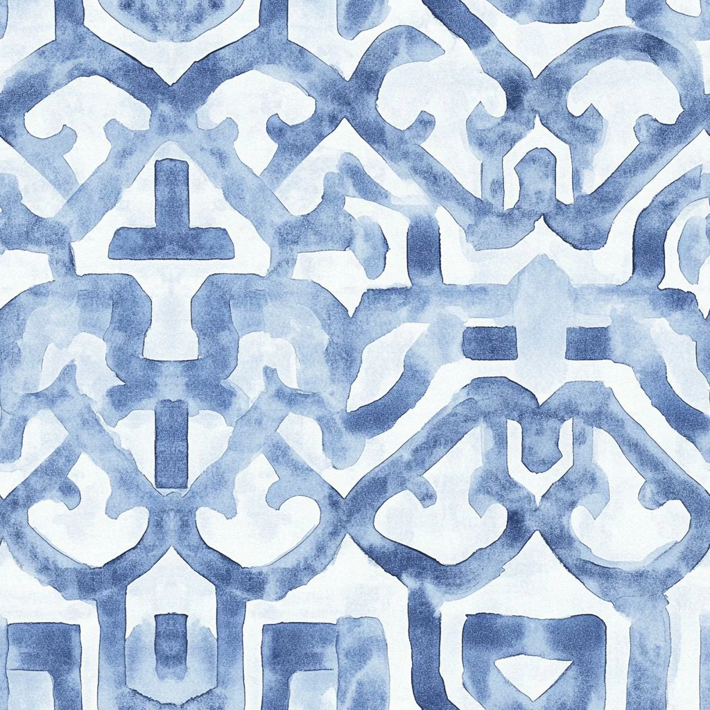 Icy Arabesque Wallpaper