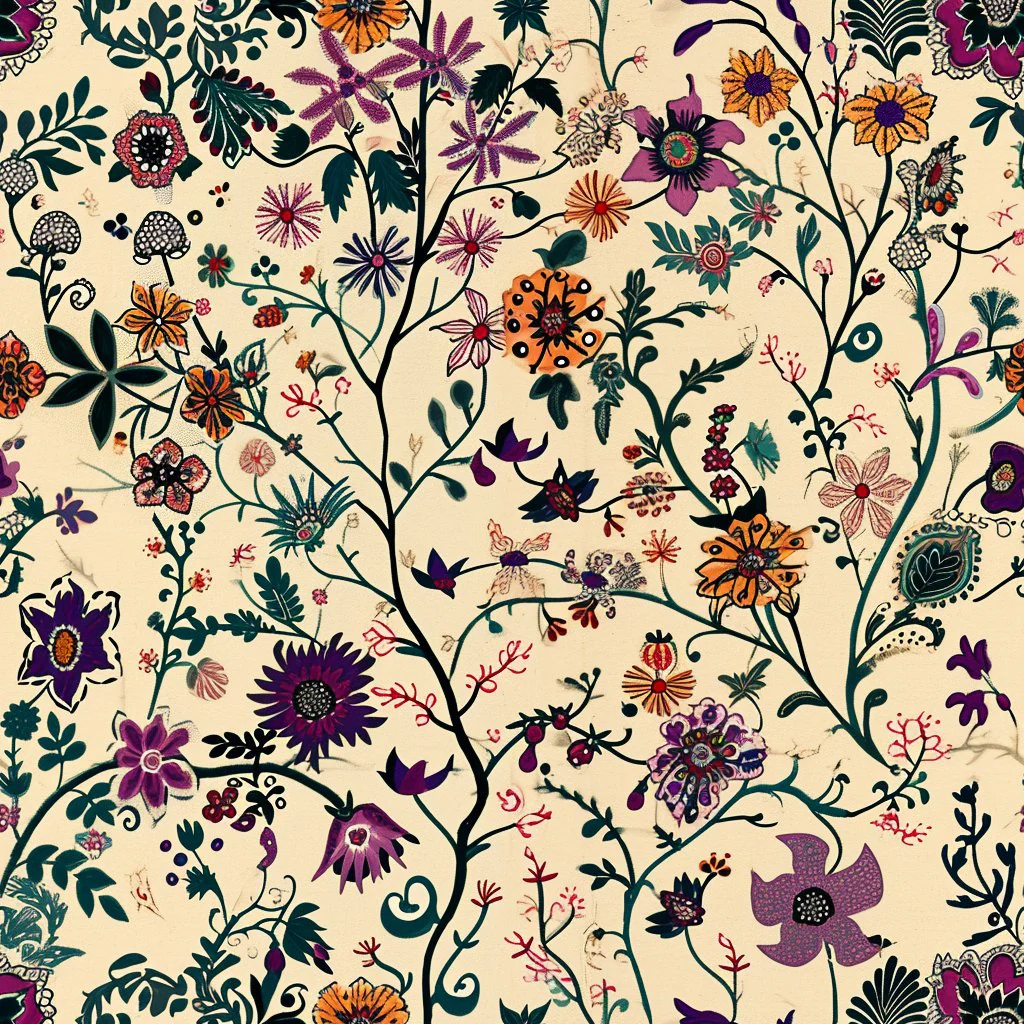 Liddy Jo Floral Wallpaper